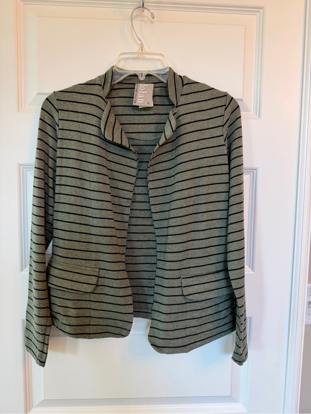 Anthropologie Dolan Left Coast Collection Striped Open Front Jacket